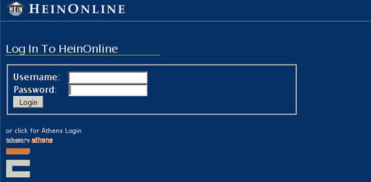Image of Log In screen