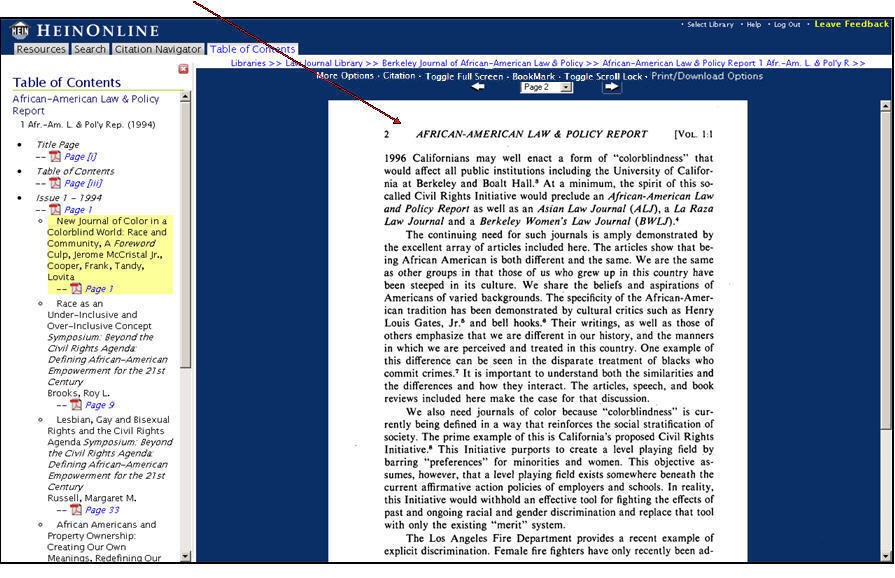 Image of Page Viewer Window.